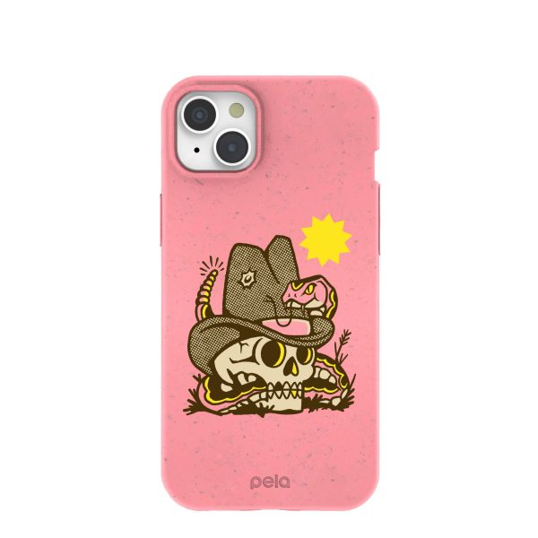 Bubblegum Pink Snakebite iPhone 15 Plus Case For Cheap