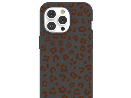 Black Midnight Leopard iPhone 14 Pro Case on Sale