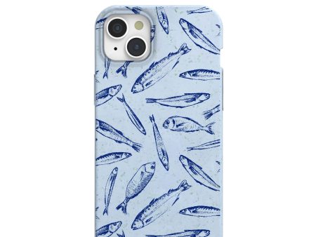 Powder Blue Fishery iPhone 15 Plus Case Online