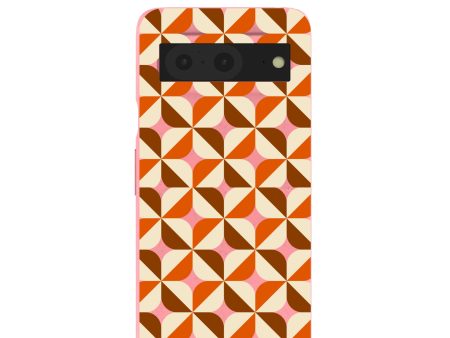 Bubblegum Pink Groovy Tiles Google Pixel 8 Case For Sale