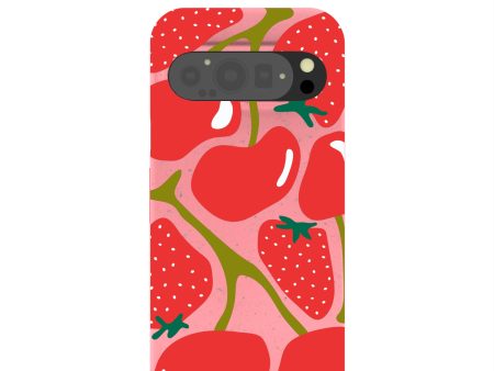 Bubblegum Pink Cherry Berry Google Pixel 9 9 Pro Case Supply