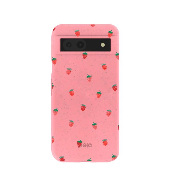 Bubblegum Pink Summer Berries Google Pixel 8a Case Online Sale