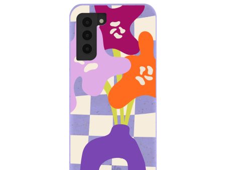 Lavender Bright Blooms Samsung Galaxy S21 Case Online Sale