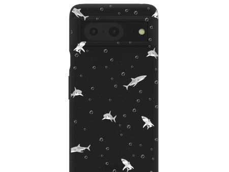 Black Lil Sharks Google Pixel 8 Case For Sale