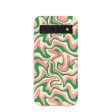 Bubblegum Pink Funky Waves Google Pixel 8a Case Fashion