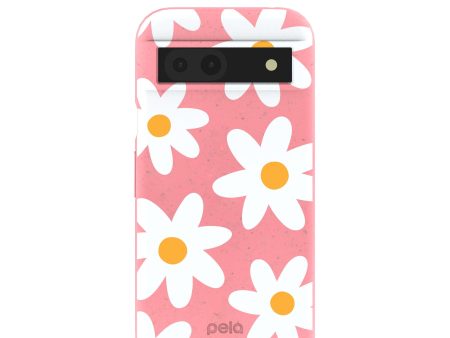 Bubblegum Pink Daisy Google Pixel 8a Case Online now