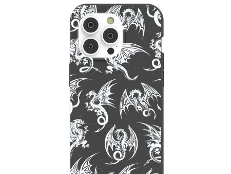 Black Mythical Dragons iPhone 14 Pro Case Hot on Sale