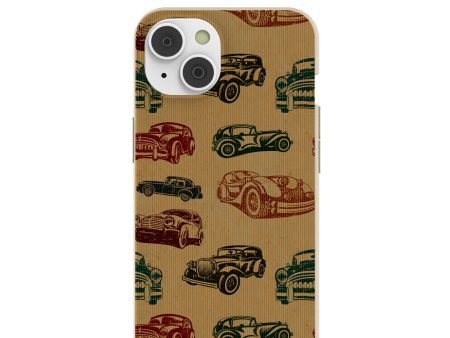 London Fog Retro Car iPhone 14 Case Fashion