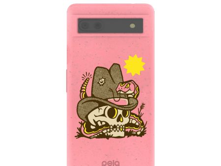 Bubblegum Pink Snakebite Google Pixel 6a Case on Sale