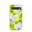 Sage Green Orchid Blooms Google Pixel 8a Case Cheap