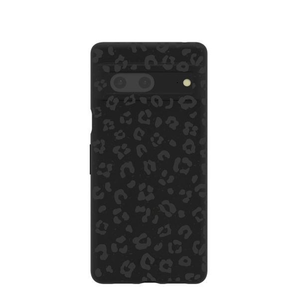 Black Night Leopard Google Pixel 7 Case Online Hot Sale