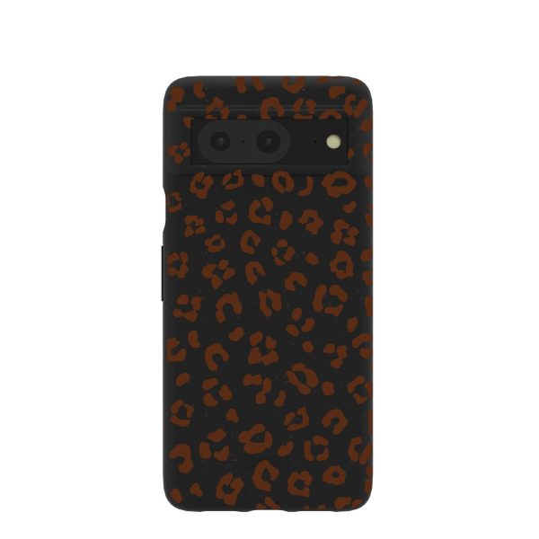 Black Midnight Leopard Google Pixel 8 Case For Discount