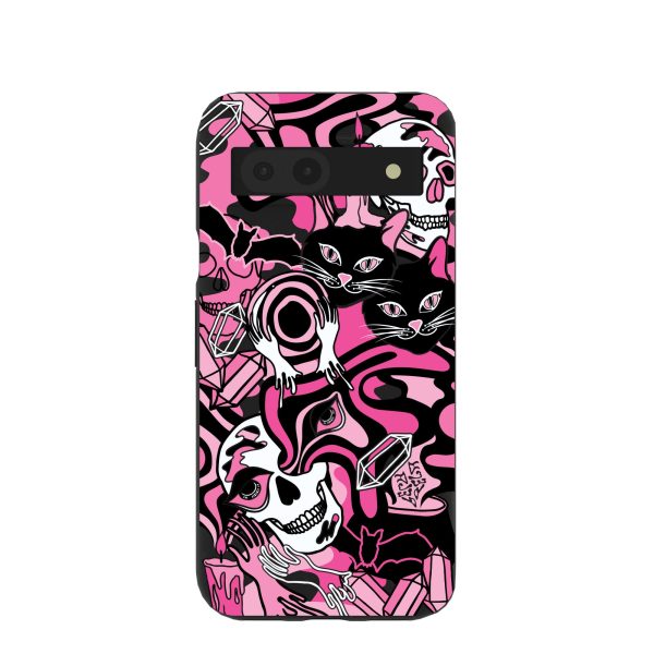 Black Spellbound Ghouls Google Pixel 8a Case Online Hot Sale