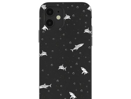 Black Lil Sharks iPhone 12  iPhone 12 Pro Case Discount