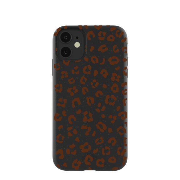 Black Midnight Leopard iPhone 11 Case For Cheap