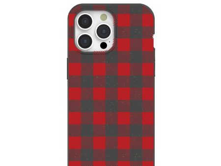 Black Flannel iPhone 15 Pro Max Case Discount